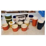 Aladdin Marathon Mugs Olympian Thermo-o-Ware Lot