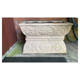 Concrete Flower Pots Rectangle (2) 28.5 x 13.5 x
