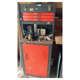 JC Penney Roll-Around Tool Box & Contents