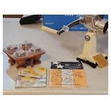 Copper Egg Cups and Rival Grinder