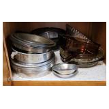 Pie Plate Lot and Strainers