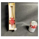 Vintage Christmas Mercury Glass Single Indent