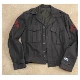 Korean 51-53 Wool Field Green Jacket G 467-36
