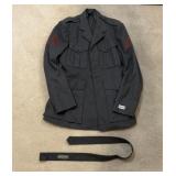 Korean 51-53 Wool Overcoat and Belt