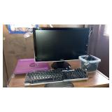 Computer Accessories Lot (Dell Monitor & Keyboad,