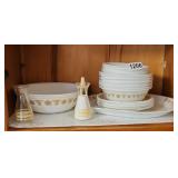 Corelle Pyrex Butterfly Gold Bowls Serving (24)