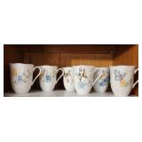 Lenox Cups Butterfly Meadow Mugs Dragonfly Orange