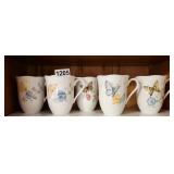 Lenox Cups Butterfly Meadow Mugs Dragonfly Orange
