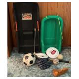 Outdoor Toys Sled Bat Soccer Baton