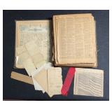 Family Bible War Letter Birth Death Records