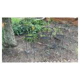 Metal Hose Hangers Flower Trellis Lot (3)