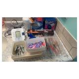 Bathroom Contents Towels NIP Toothbrushes Shower