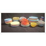 MCM 60 Piece Melamine Melmac Dishes