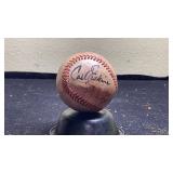 Autographed Baseball Carl Erskine 1944 Anderson