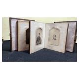 1850ï¿½s Victorian Soldier Tin Type Cabinet Board 5
