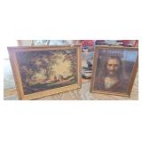 Framed Glass Art Jesus Disciples