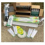 Grow Lights 2ï¿½ Thermometer Planting Starter Pots