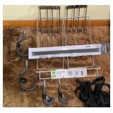 Storage Organizer Hanging Rack Hook Lot