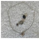 Sterling Lot Necklace Ring Locket Pin