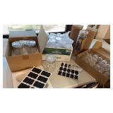 NEW Plastic and Glass Jars Clamp and Screw Lids