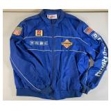 70s 80s Vintage GM AC Delco Windbreaker Jacket Sm