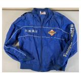 70s 80s Vintage GM AC Delco Windbreaker Jacket Sm