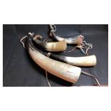 Hound Horn & Powder Horn Lot