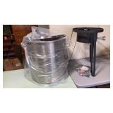 Propane Deep Fryer Outfit NIB84 Qt Stainless