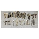 Assorted Patterns Silverplate Flatware Lot