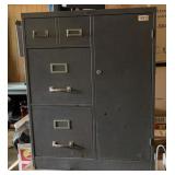 Steel Master File Cabinet W27 H34 D18 (No key)