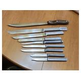 Cutco Knife 8 Rada/Aluminum Handle Knives