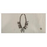 Vintage Navajo Unmarked Sterling Squash Blossom