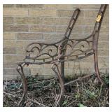 Cast Iron Park Bench Ends