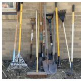 Long Handle Rake Pitchfork Shovel Roofing Tool