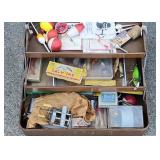 Tackle Box and Contents Lazy Ike Lure
