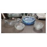 Glass Pie Plates Pyrex Casserole Dessert Bowls