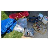 Tarp Traction Pads Jumper Cables Lot