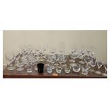 Mixed Assortment of Small Glassware for Tasting