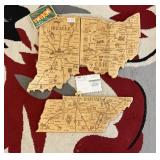 Indiana Ohio Tennessee Cutting Boards