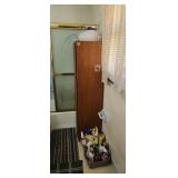 Cabinet with Contents Cleaning Supplies