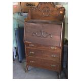 Three Drawer Secretary Desk W31 H59 D13