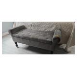 Padded Dressing Bench (Grey) W55 H25 D22