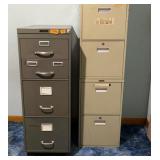 File Cabinets 28.5D 15W 41.5H and 18D 15W 50H