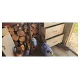 Contents of Shed Cages Bottles Scottï¿½s Plaid