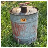 Vintage Galvanized Fuel Can