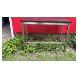 Steel Leg Composite Table Top 47L 24D 35H