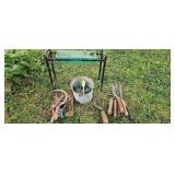 Garden Handle Tool Lot