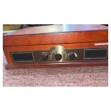 Magnavox Radio Record Player Powers on