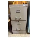 All Steel 2 Drawer File Cabinet 15 x 18 x 30h