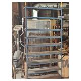 Sturdy Steel Shelving Unit W36 H85 D12
